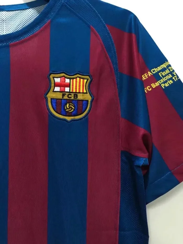 Barcelona Home Retro Jersey UCL Final 2006