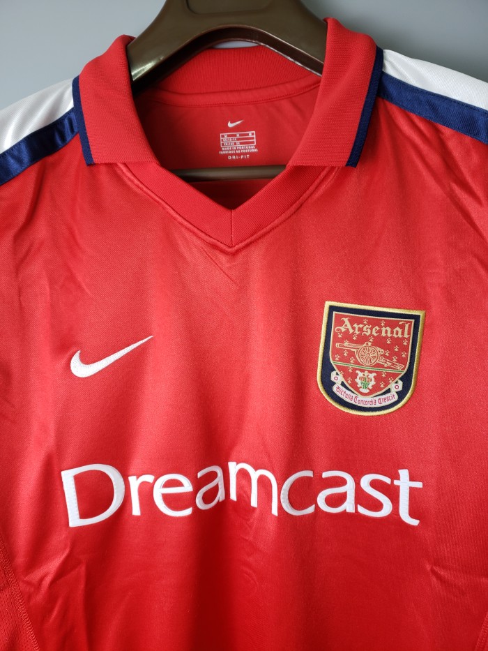 Arsenal Home Retro Jersey 00/02