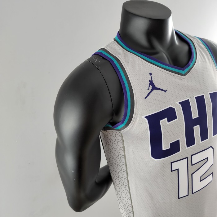 Kelly Oubre Jr. Charlotte Hornets Swingman Jersey Grey 2019