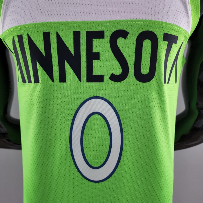 D'Angelo Russell Minnesota Timberwolves Swingman Jersey Green