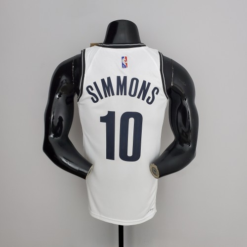 Ben Simmons Brooklyn Nets 75th Anniversary Swingman Jersey White