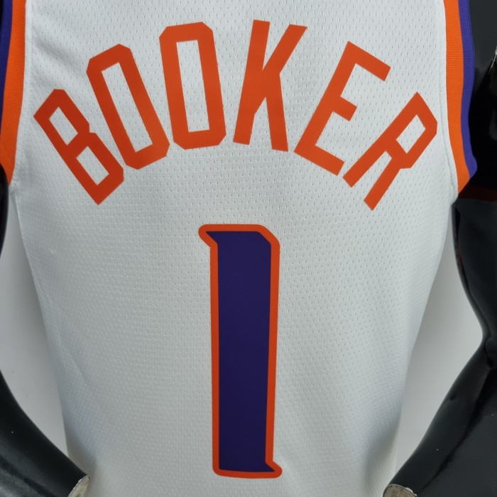 Devin Booker Phoenix Suns 75th Anniversary Swingman Jersey White