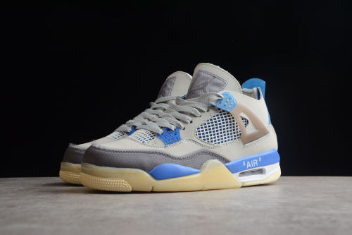 Air Jordan 4 mid top unisex CV9388-101 Grey blue