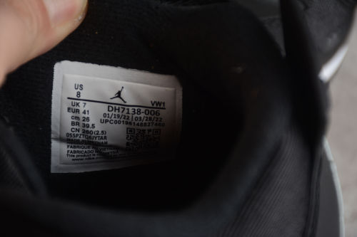 Air Jordan 4 Black Canvas DH7138-006