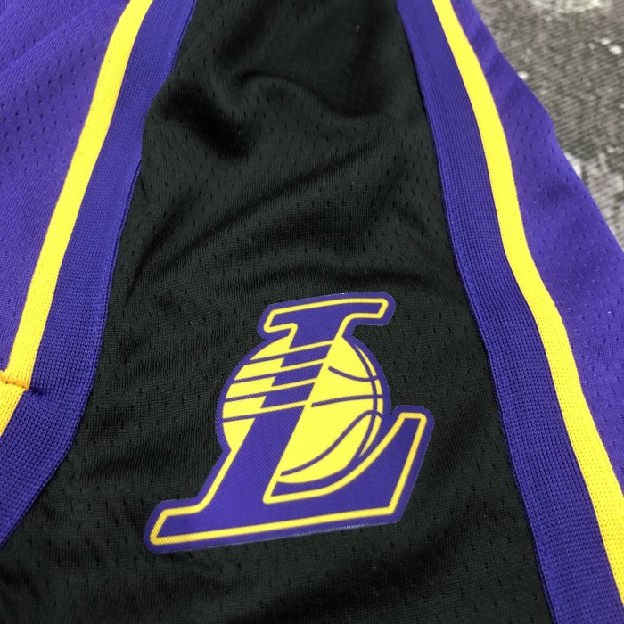Los Angeles Lakers purple basketball shorts 2023