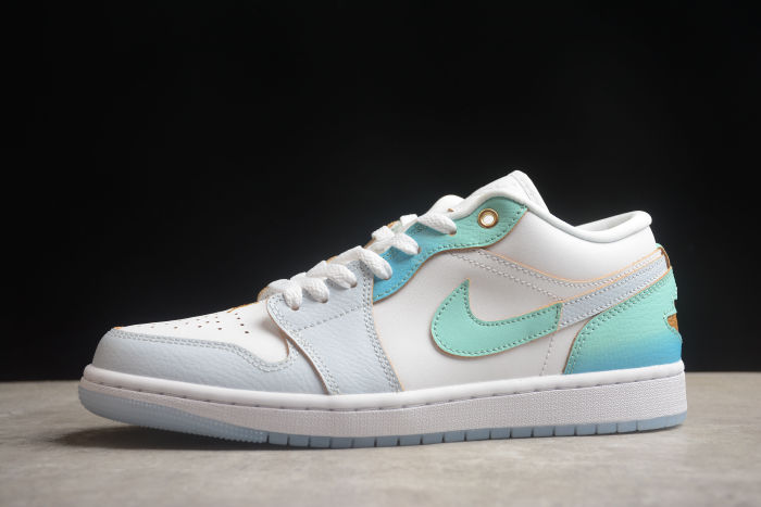 Air Jordan 1 Low White/Blue/Gold FN8899-131