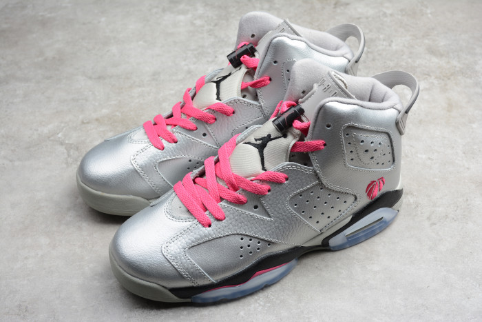 Air Jordan VI 6 Valentine's Day Retro Silver Pink 543390-009