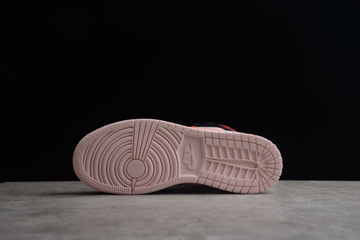 Air Jordan 1 Mid SE Anti-slip Black pink
