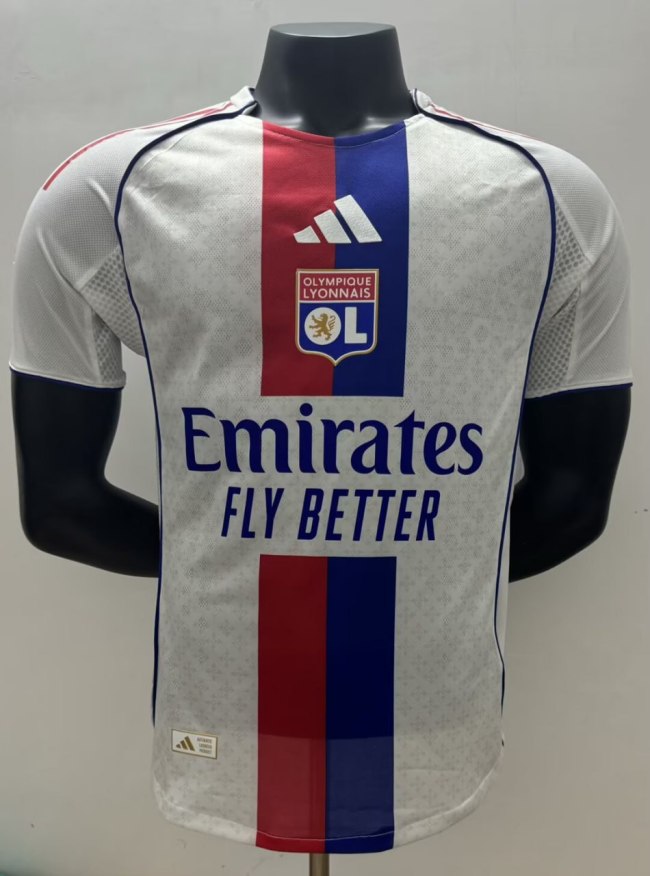 Lyon Home Men Player Jersey 25/26