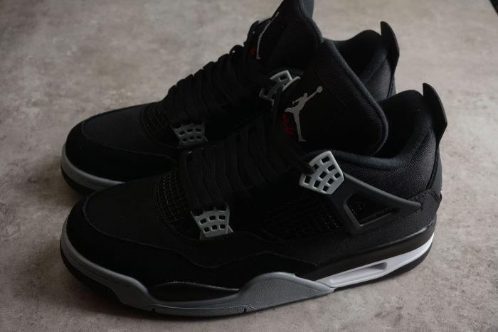 Air Jordan 4 Black Canvas DH7138-006