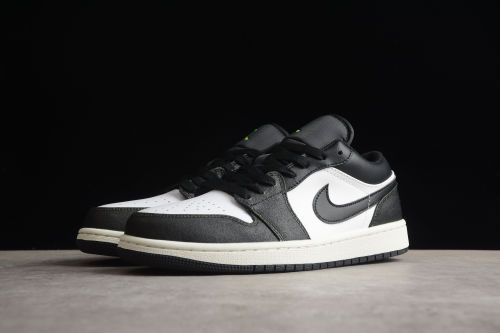 Air Jordan 1 Low Black/Electric Green DO8244-003