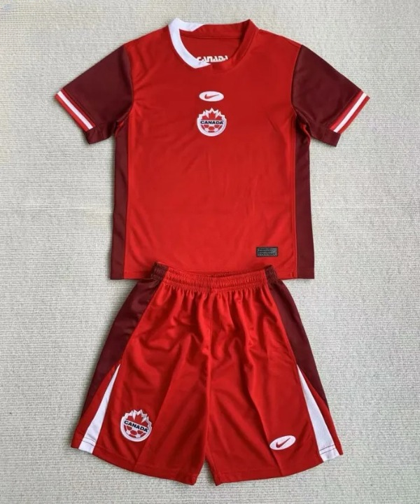 Canada 2024 Copa America Home Kids Suit