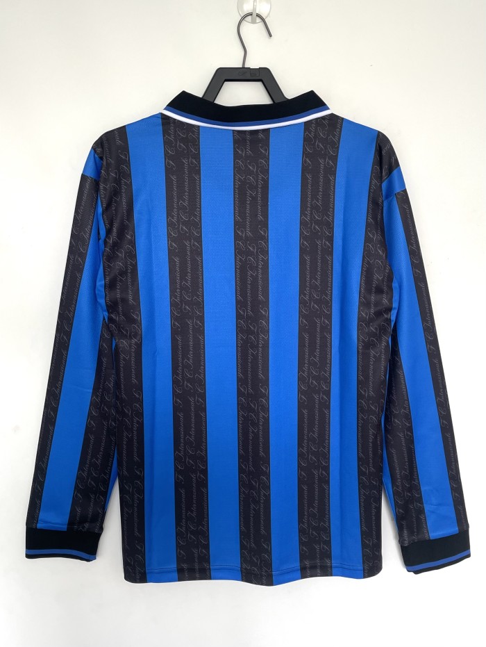 Inter Milan Home Long Sleeve Retro Jersey 1997/98