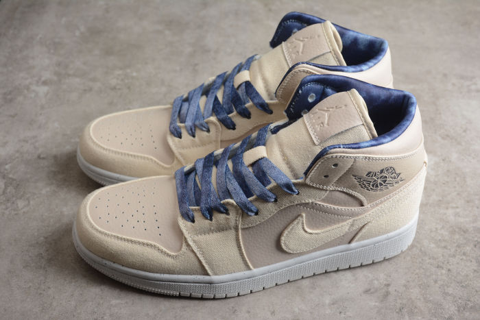 Air Jordan 1 Mid SE Sanddrift Women Sneakers White Summit-White