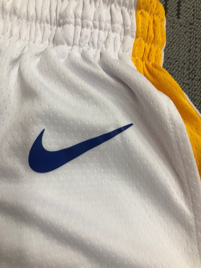 Golden State Warriors  Swingman Shorts  White  Statement Edition  18/19