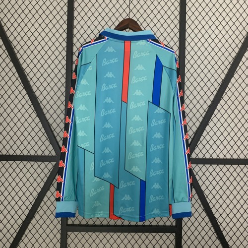 Barcelona Away Long Sleeve Retro Jersey 1996/97