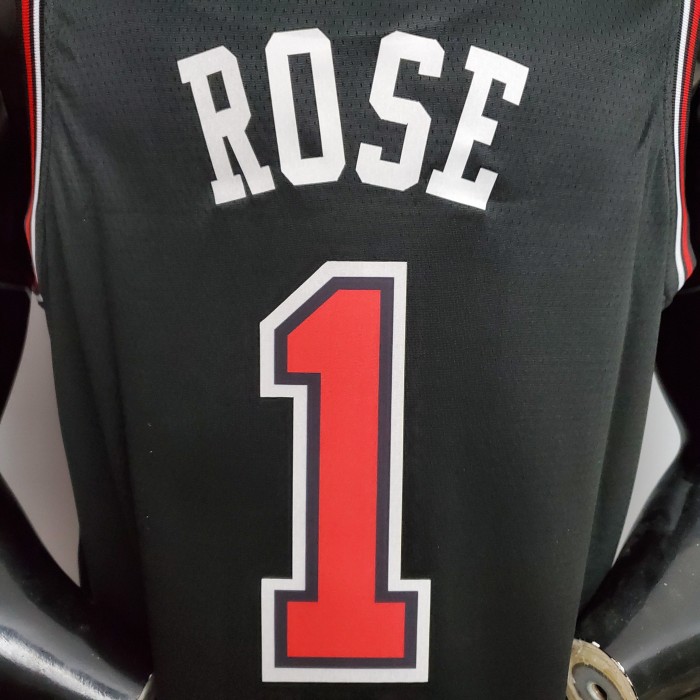 Derrick Rose Chicago Bulls Swingman Jersey Black