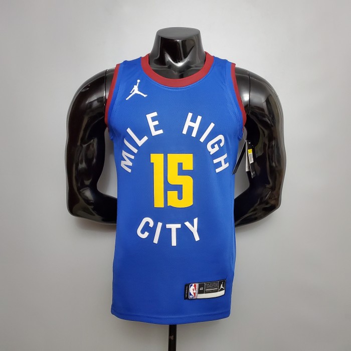 Nikola Jokic Denver Nuggets Theme Limited City Edition Blue Swingman Jersey