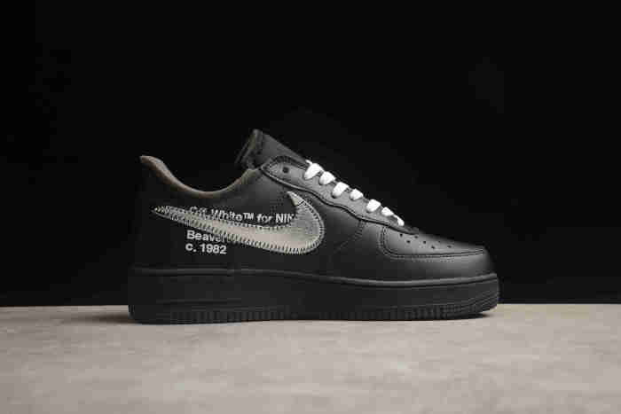 Conplex Con Off-White x MoMa x Air Force 1'07 Virgil black with zipper AV5210-001