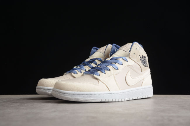 Air Jordan 1 Mid SE Sanddrift Women Sneakers White Summit-White