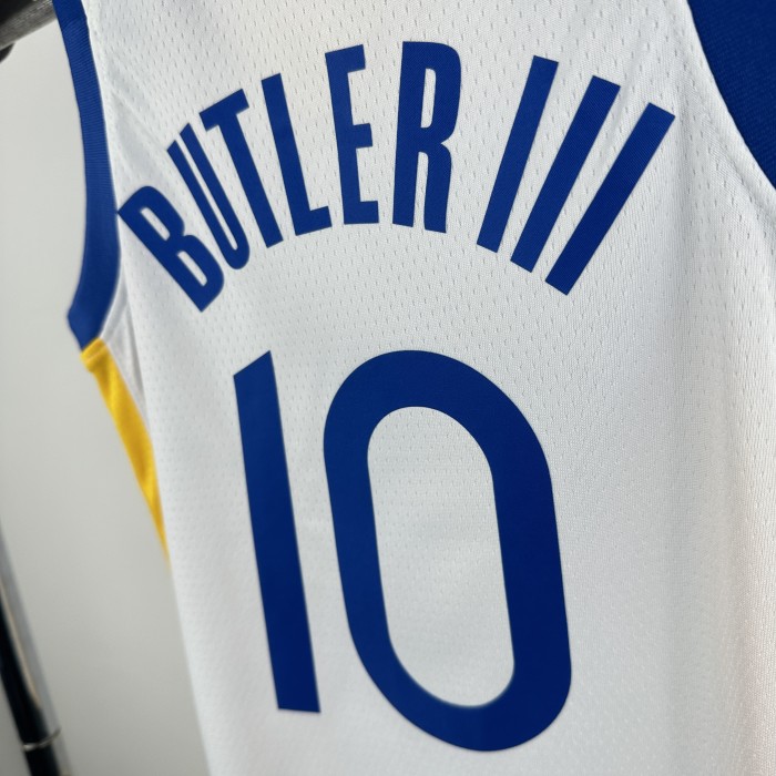 Golden State Warriors  Kids Jersey White Icon Edition 22/23 NO.10 BUTLERIII