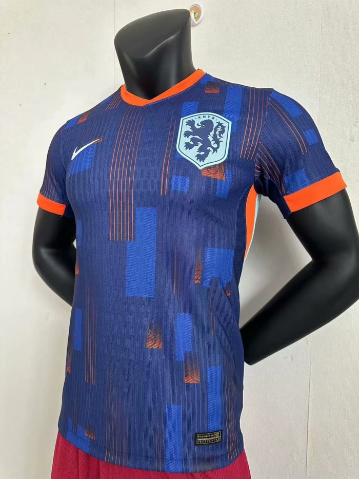 Netherlands 2024 Euro Away Player Man Jersey