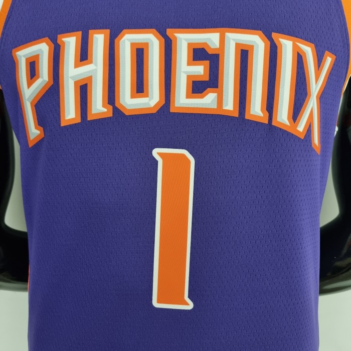 Devin Booker Phoenix Suns 75th Anniversary Swingman Jersey Purple