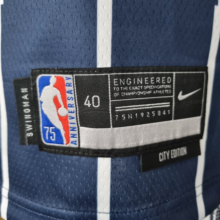 Tracy McGrady Houston Rockets 2022 City Edition Swingman Jersey Blue