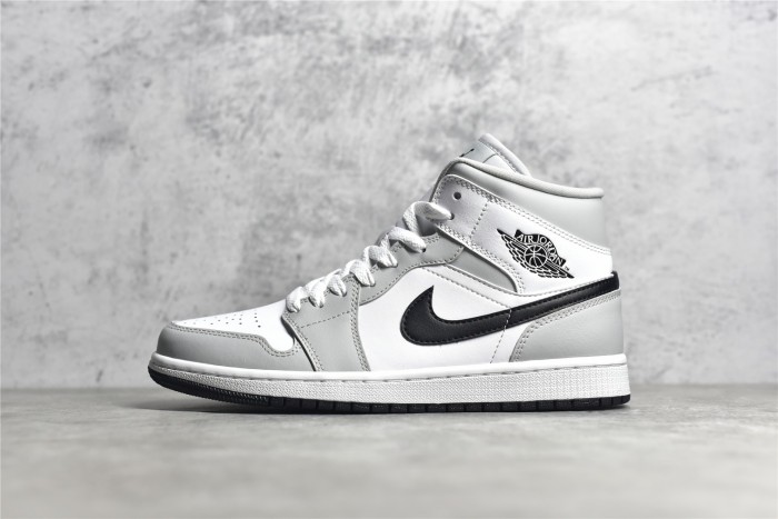 Jordan 1 Mid Light Smoke Grey