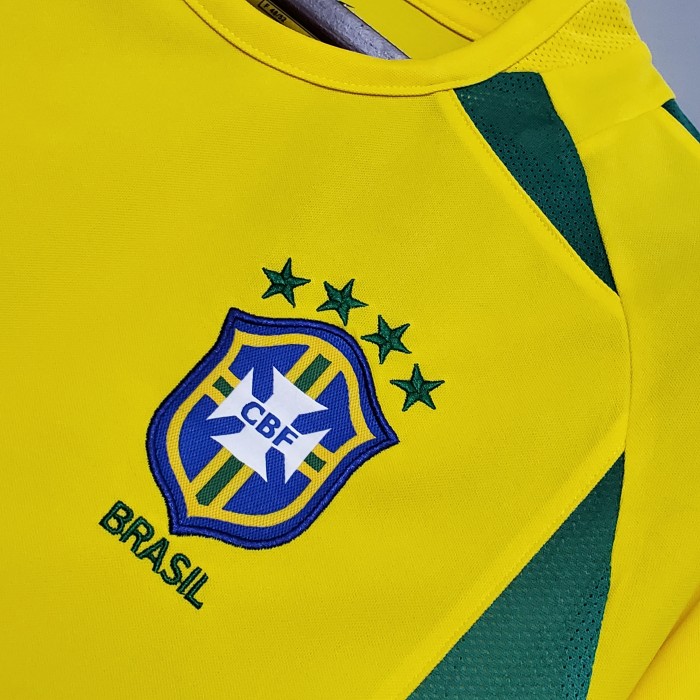 Brazil Home Retro Jersey 2002