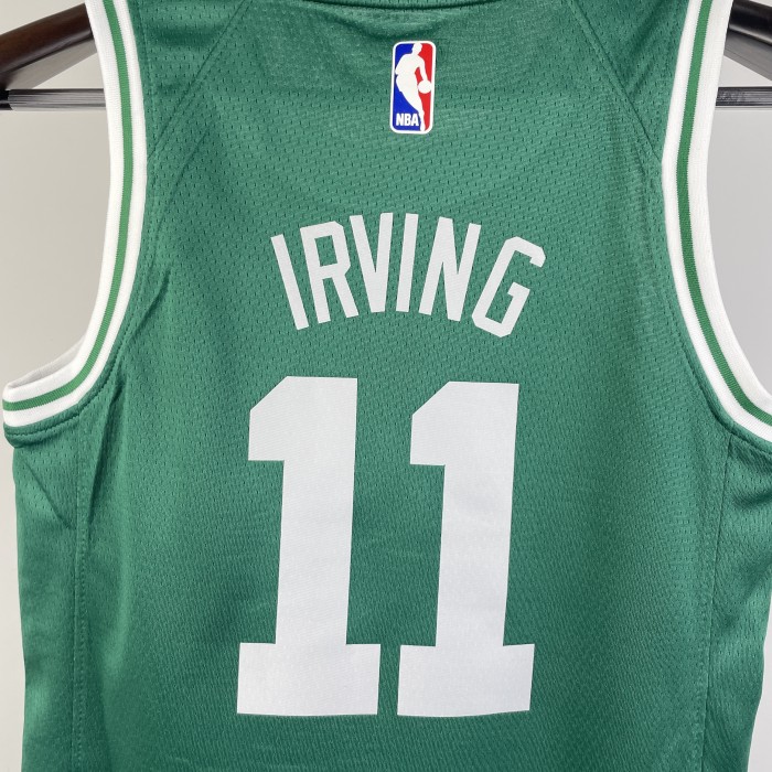Boston Celtics KIds Jersey Green Icon Edition NO.11 IRVING