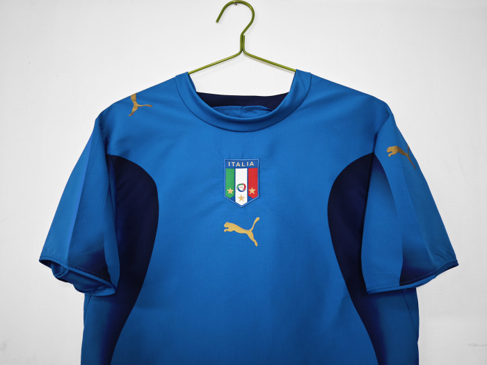 Italy Retro Home Jersey 2006