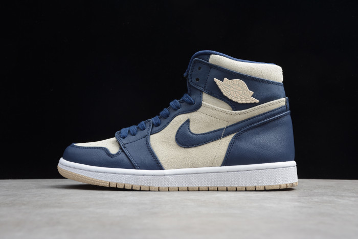 Air Jordan 1 High Retro Navy Blue White AQ9331-401