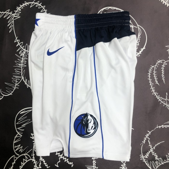 Dallas Mavericks  Shorts   Association Edition White 21/22