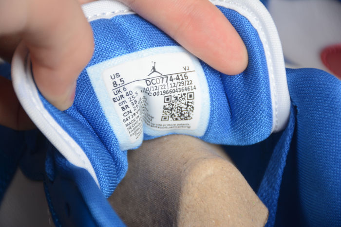 Air Jordan 1 Low Shoes Sport Blue Gym Red White DC0774-416