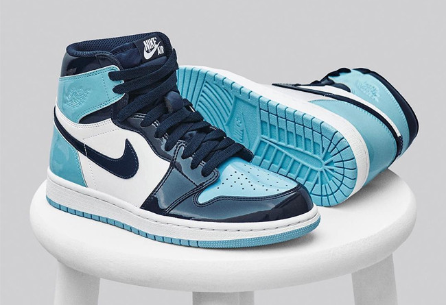 Air Jordan 1 Retro High UNC Patent Leather CD0461-401