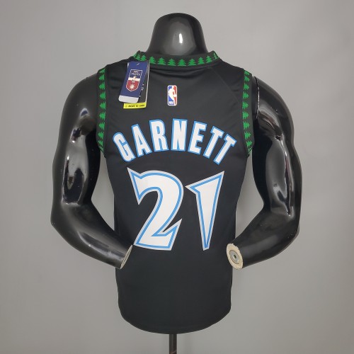 Kevin Garnett Minnesota Timberwolves 2018 Retro Swingman Jersey Black