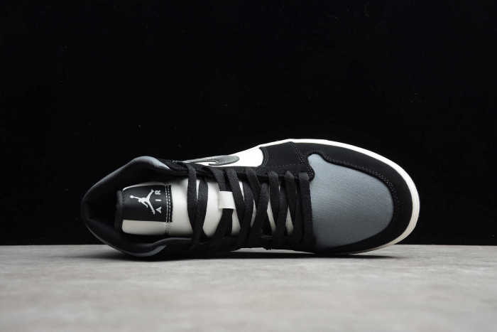 Air Jordan 1 Mid Premium Winterized Black Grey 852542-001