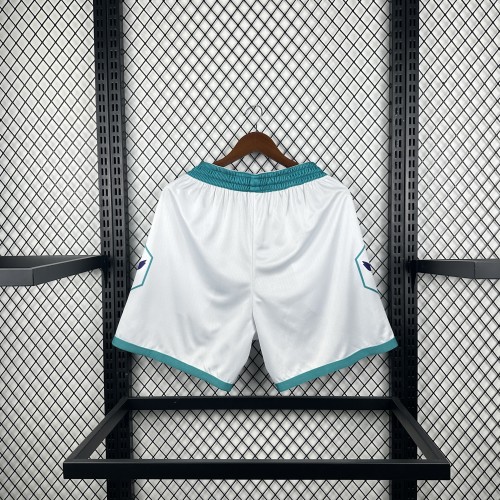 Charlotte Hornets Team Basketball Shorts White 20/21