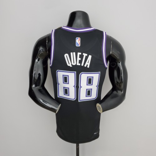 Neemias Queta Sacramento Kings 2022 City Edition Swingman Jersey Black