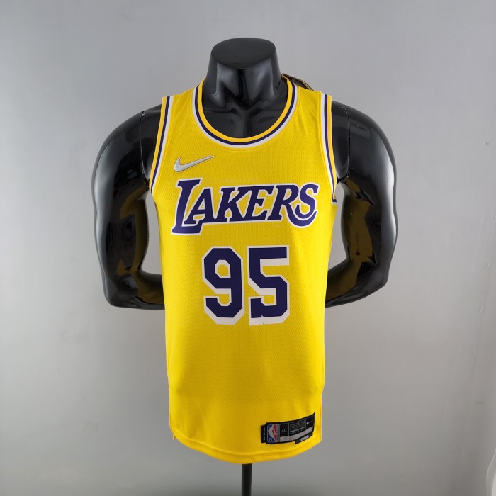 Juan Toscano-Anderson Los Angeles Lakers 75th Anniversary Swingman Jersey Yellow