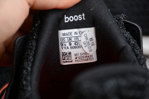 Ultra Boost Black Solar Orange EH1423