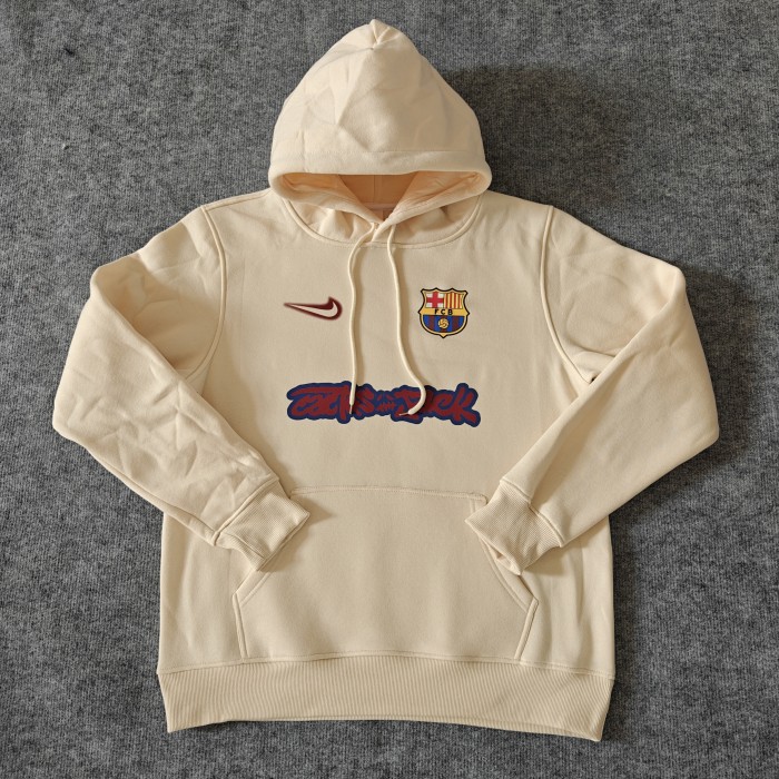 Barcelona  Fleece-Lined Hoodie （Multiple colors）