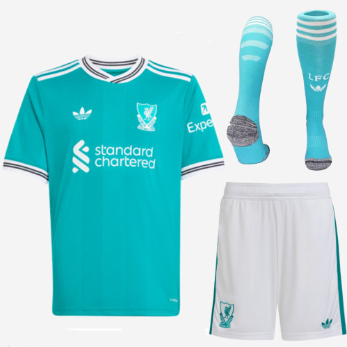Liverpool Third Kids Suit & Socks 25/26