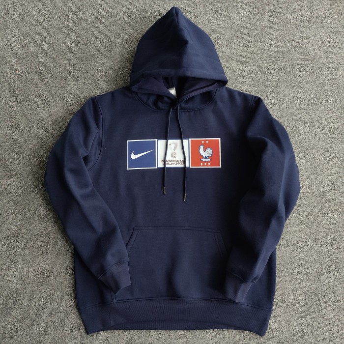 France Fleece Lined Hoodie （Multiple colors）