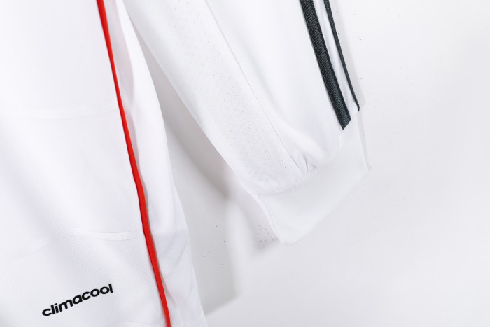 Real Madrid Home Retro Long Sleeve Jersey 2013/14