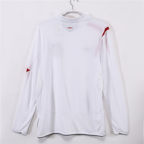 England Home Retro Long Sleeve Jersey 2006