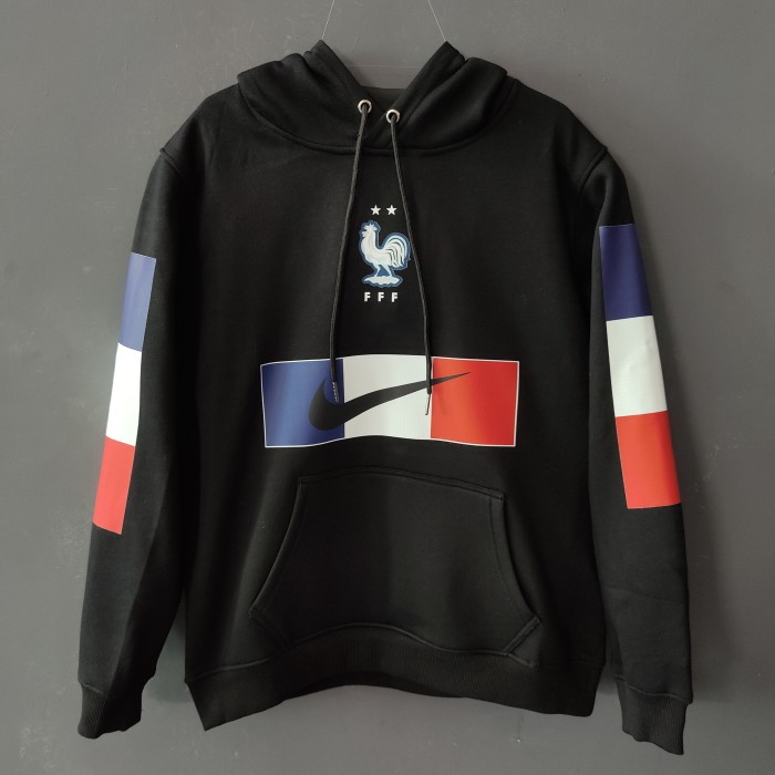 France Fleece Lined Hoodie （Multiple colors）