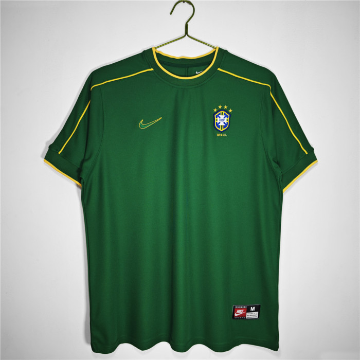 Brazil Goalkeeper Retro Jersey 1998