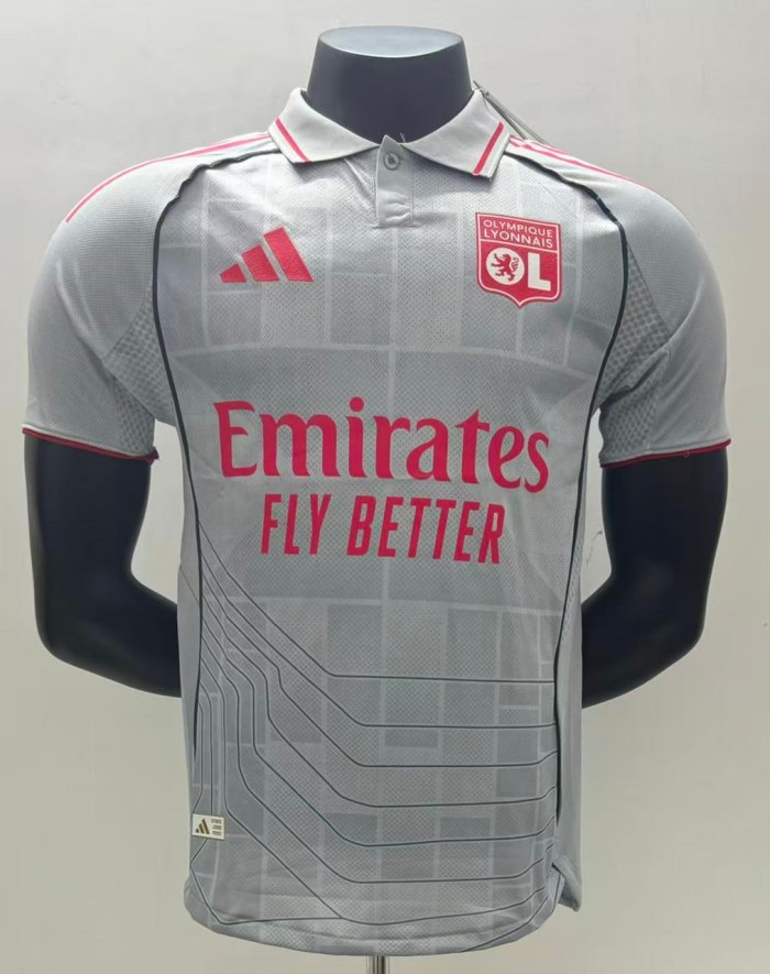 Lyon Third Men Player Jersey 25/26